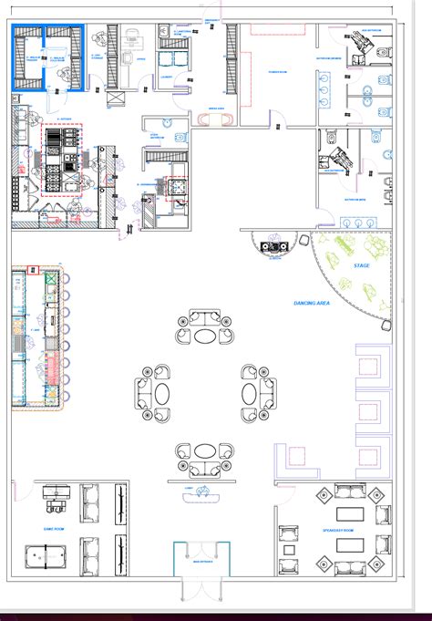 Commercial Bank Floor Plan Design