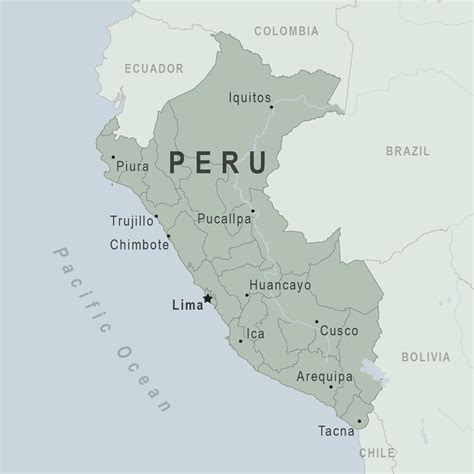 Political Map Of Peru And Peru Details Map Peru Map Images