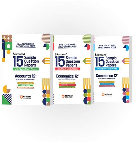 Arihant ISC I-Succeed 15 Sample Questions Paper Accounts, Economics ...