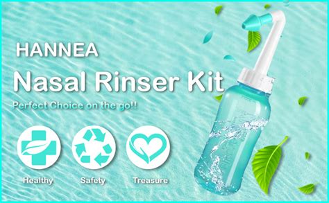 HANNEA® 300ML Neti Pot for Sinus Rinse Bottle Nasal Wash Nasal ...