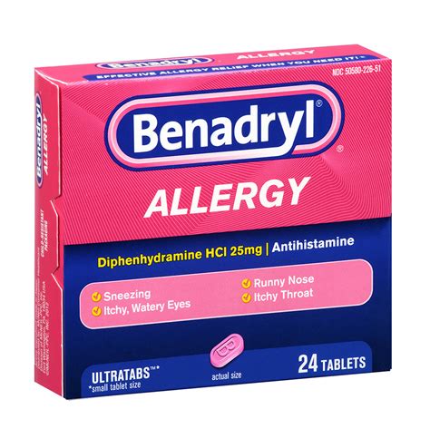 Benadryl Alergia 24 Comprimidos | Benadryl | BIOVEA