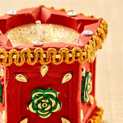 Buy Utsav Set of 2 Clay Tulsi Diyas from Home Centre at just INR 229.0