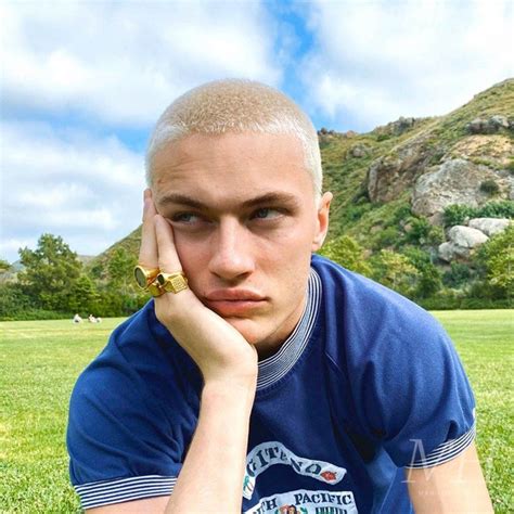 Lucky Blue Smith: Bleached Blonde Buzz Cut | Man For Himself | Bleached ...