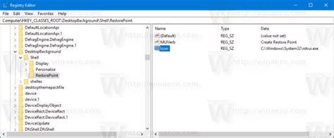 Image result for Restore Point Interface