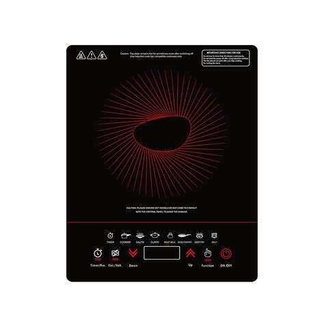 Buy Pigeon By Stovekraft Acer Plus 1800 Watt Induction Cooktop with ...