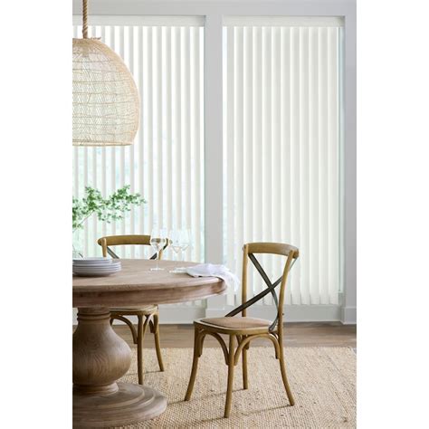 LEVOLOR Trim+Go 3.5-in Slat Width 46-in x 66-in Cordless Ivory Vinyl ...