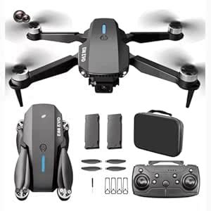 SDF Brushless Motors Evo Pro Foldable Remote Control Drone with Dual ...