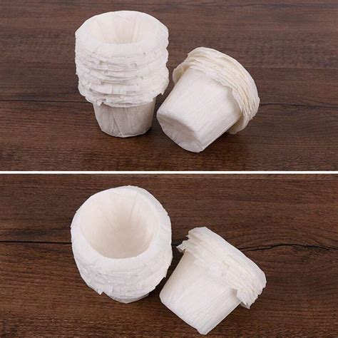 100pcs Coffee Filter Paper Drip Type Hand Brewed Coffee Filter Paper ...