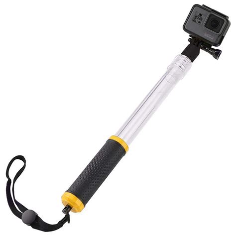 Waterproof Selfie Stick For Gopro Extendable Transparent Floaty Pole ...