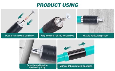 Buy Jashgop Manual Steel Nail Gun Tool With 12 Nail | Mini Nail ...