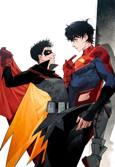 DC Comic | Damian Wayne | Jon Kent | Artist : @alamp519 on Twitter ...
