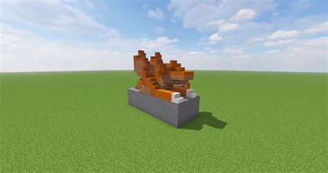 Little Dragon Statue Minecraft Map