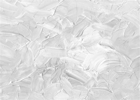 Abstract light background painting. White textures brush strokes on ...