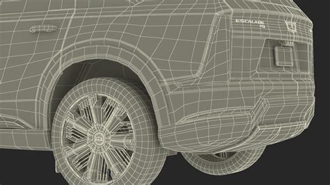 3D Cadillac Escalade IQ 2025 Black Raven Simple Interior model | 3D ...