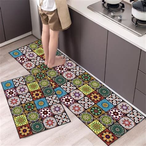 Buy Clefairy Anti Fatigue Kitchen Rug Sets 2 Piece Non Slip Kitchen ...