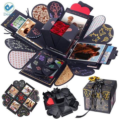 Deago Creative Explosion Gift Box DIY Handmade Photo Album Scrapbooking ...