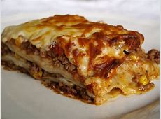 File:Mexican lasagne closeup, April 2011   Wikimedia  