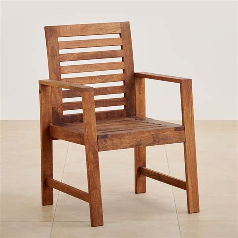Buy Romero Mango Wood Outdoor Chair - Brown from Home Centre at just ...