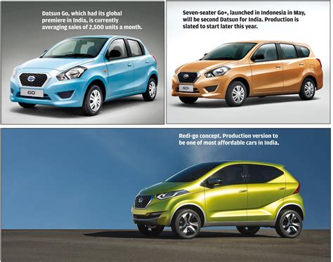 'I cannot say that all three Datsun models will not be exported (from ...