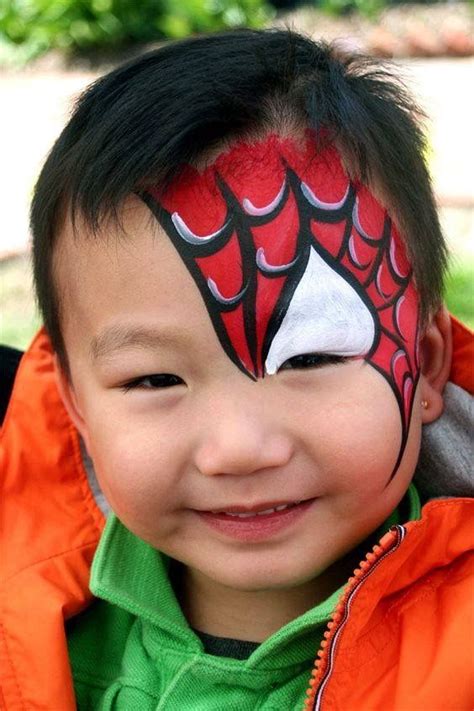 Rezultat imagine pentru Spider-Man Face Paint Tutorial