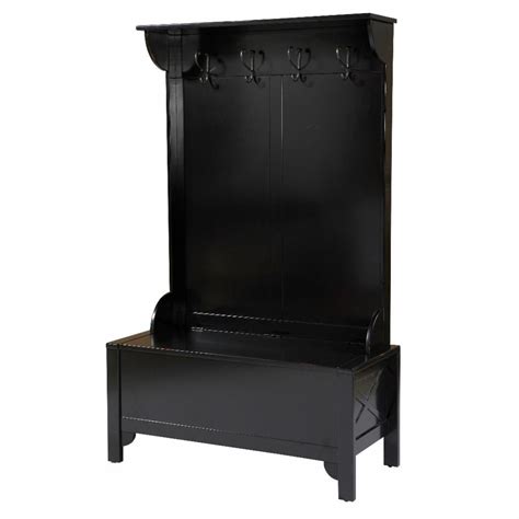 Hall Trees: Hall Tree Bench with Coat Hooks – Studio GKW