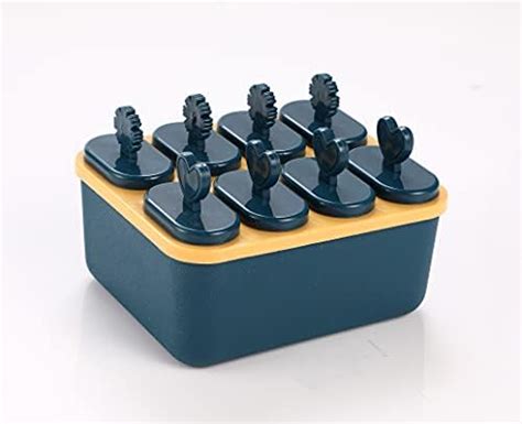 Zollyss Popsicle Molds Sets 8 Ice Pop Makers Reusable Ice Cream Mold ...