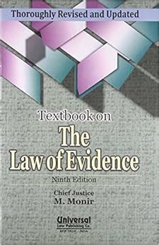 Buy Textbook on the Law of Evidence Book Online at Low Prices in India ...