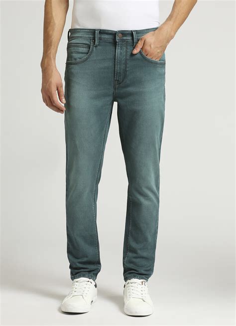 Chinox Dark Blue Mid Rise Ankle Gymindigo Jeans | Pepe Jeans India