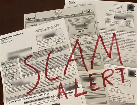 Labor Poster Scam Alert after creating new corporations or LLCs