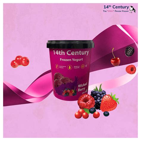 Wicked Berry Frozen Yogurt Tub – 14th Century - The Only Frozen Yogurt