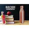 BROSH Copper Water Bottle 1 Liter for Drinking Water, Leak Proof ...