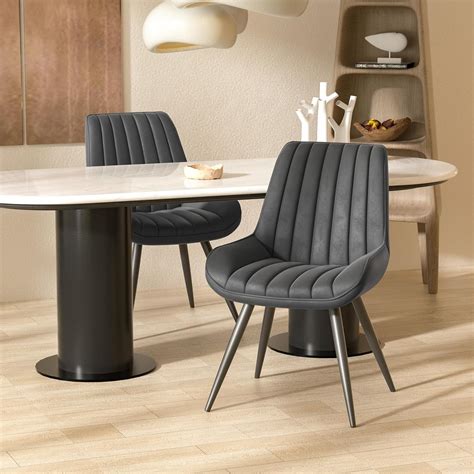 Amazon.com - Nalupatio Modern Dining Chairs Set of 2, Comfy Dining Room ...