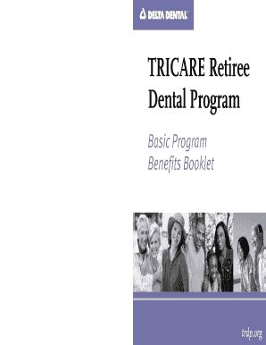 Fillable Online Pdf fillable tricare retiree dental program form Fax ...
