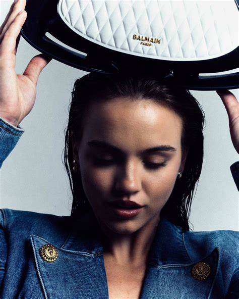 EMMA BROOKS for Balmain, April 2024 – HawtCelebs