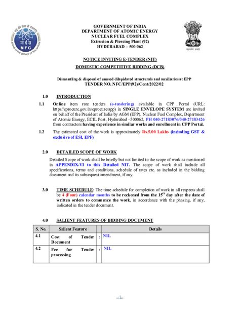 Fillable Online Fuel Cladding & Assembly Components NFC Fax Email Print ...