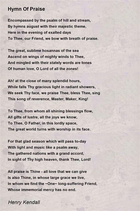 What Is A Poems Of Praise at Mason Mullan blog