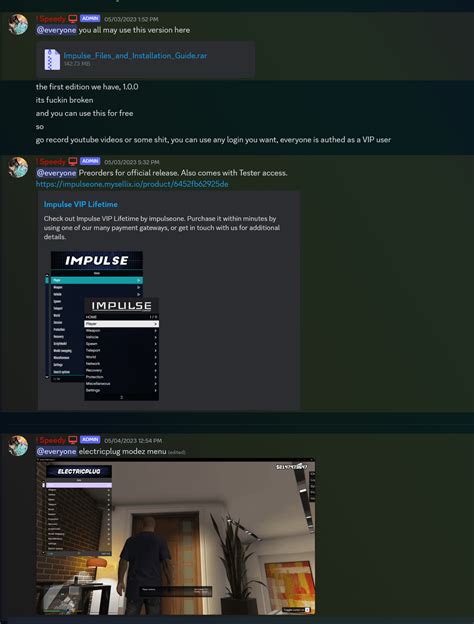 Impulse Mod VIP 的图像结果