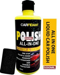 Carfidant Liquid Car Polish for Exterior, Dashboard, Metal Parts, Tyres ...