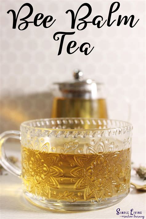 Bee Balm Tea - Simple Living. Creative Learning