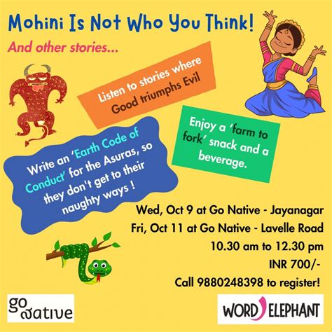 Mohini Is Not Who You Think!, Go Native, Lavelle Road, Bangalore, 11 ...