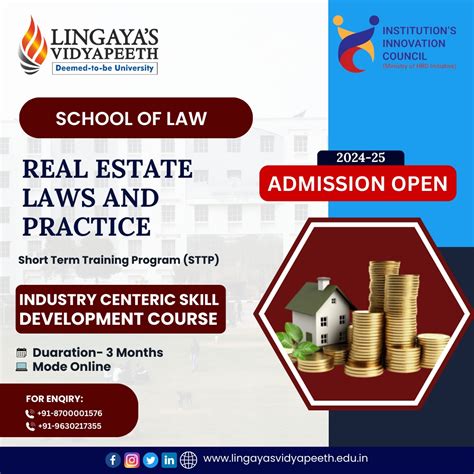 Short Term Course - Real Estate Laws and Practice
