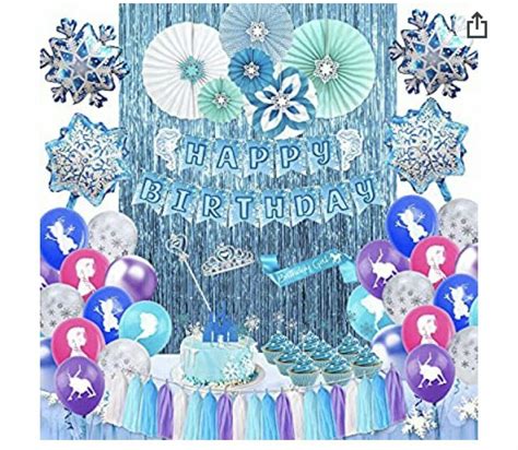 Frozen birthday party supplies – Artofit