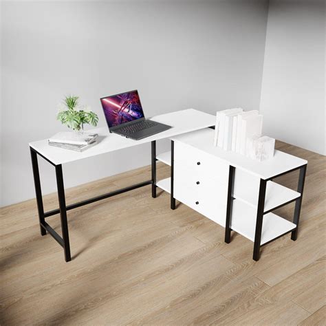 L Shape Study Table - Buy L Shape Study Table Online at Best Prices ...