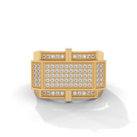 "Experience bold luxury with this statement diamond ring, expertly cra ...