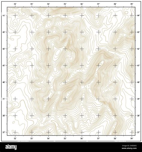 Geographic topographic map grid hi-res stock photography and images - Alamy