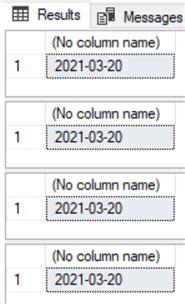 Image result for Display Current Date in SQL
