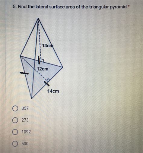 Triangular Pyramid Surface Area 的图像结果