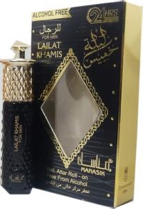 Manasik LAILAT KHAMIS BLACL Alcohol - Free Concentrated Attar Roll On ...