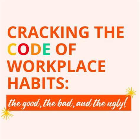 Do you have bad habits? | Workplace Harmony