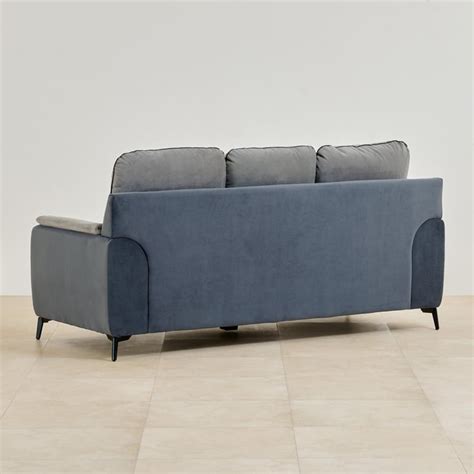 Buy Polaris Velvet 3-Seater Sofa - Grey from Home Centre at just INR ...